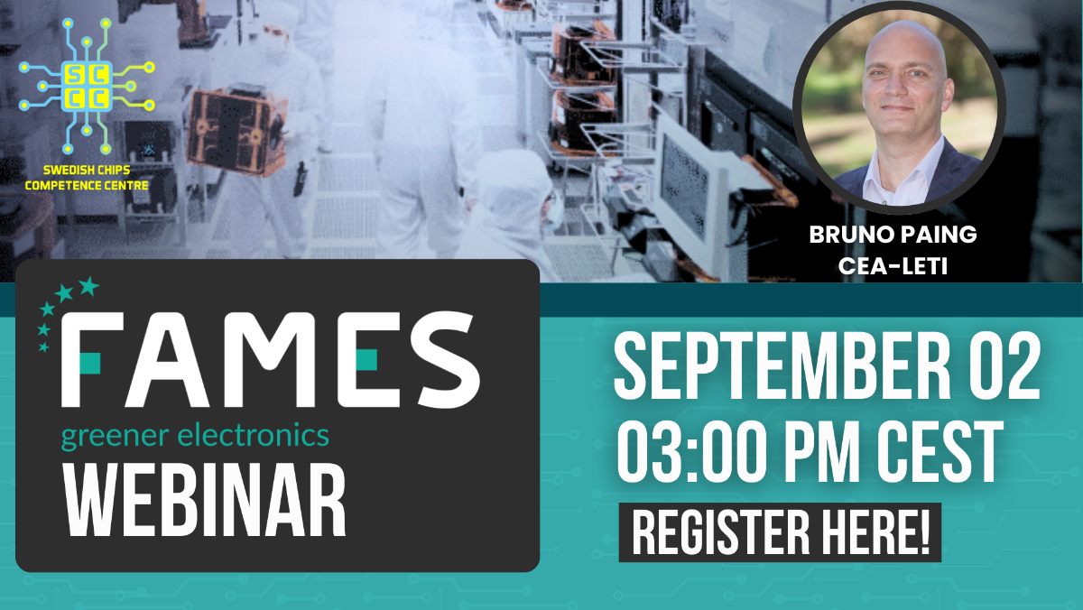 FAMES Pilot Line Free Webinar - September 02 - 3:00 pm - Online